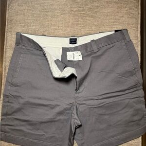 J. Crew Men's Charcoal Flat Front Shorts